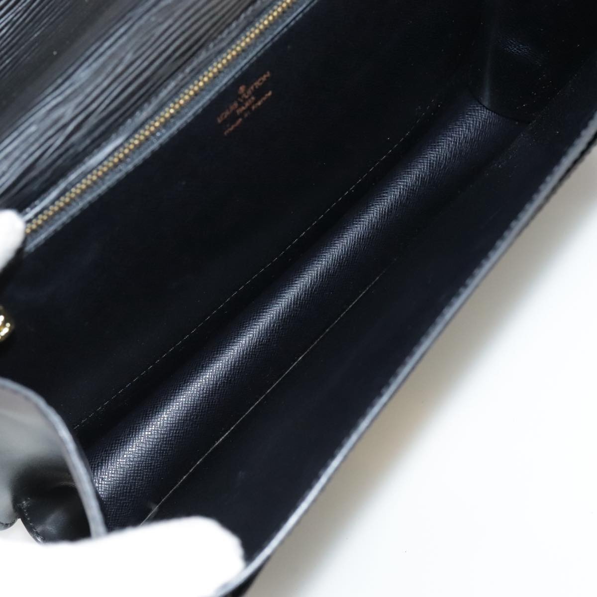 LOUIS VUITTON Epi Monceau 28 Hand Bag Black M52122 LV Auth 106088