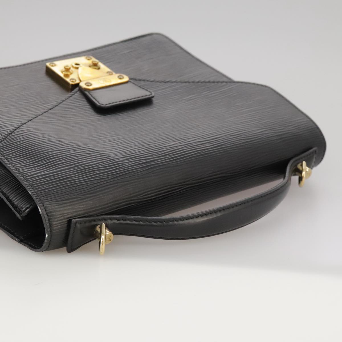LOUIS VUITTON Epi Monceau 28 Hand Bag Black M52122 LV Auth 106088