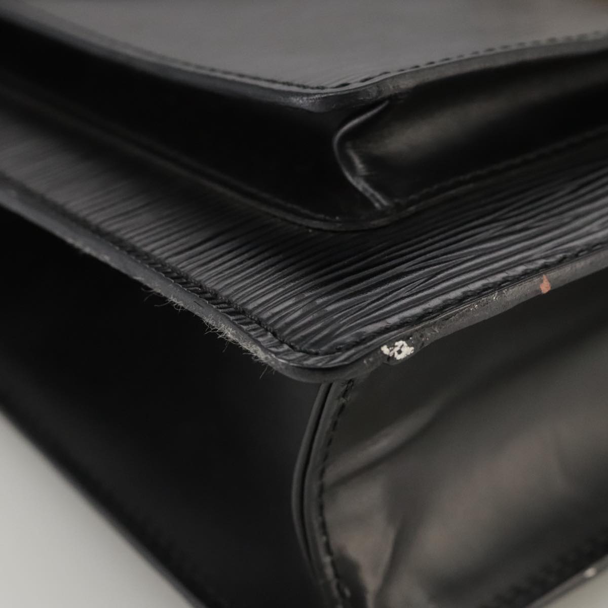 LOUIS VUITTON Epi Monceau 28 Hand Bag Black M52122 LV Auth 106088