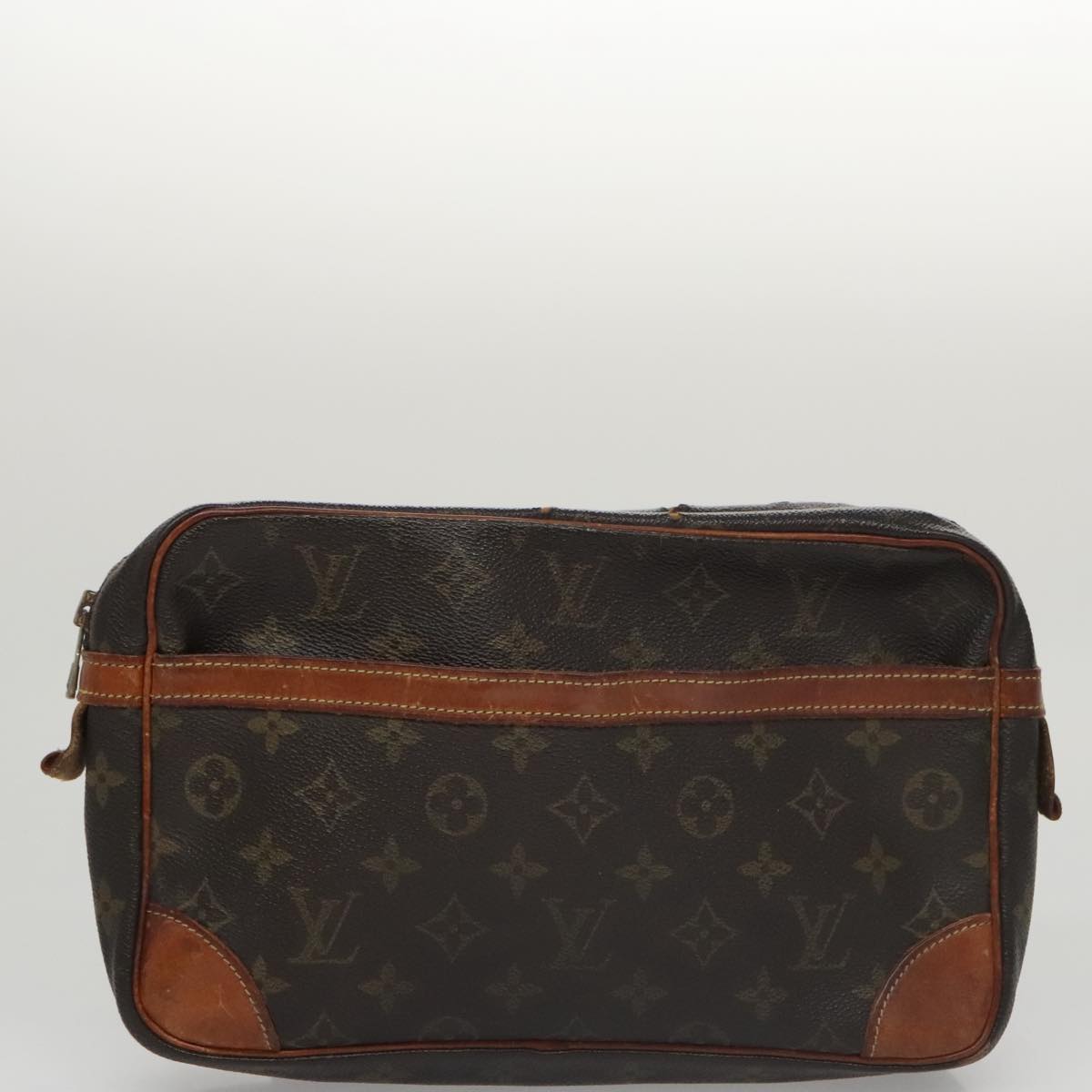 LOUIS VUITTON Monogram Clutch Bag 2Set LV Auth 106104