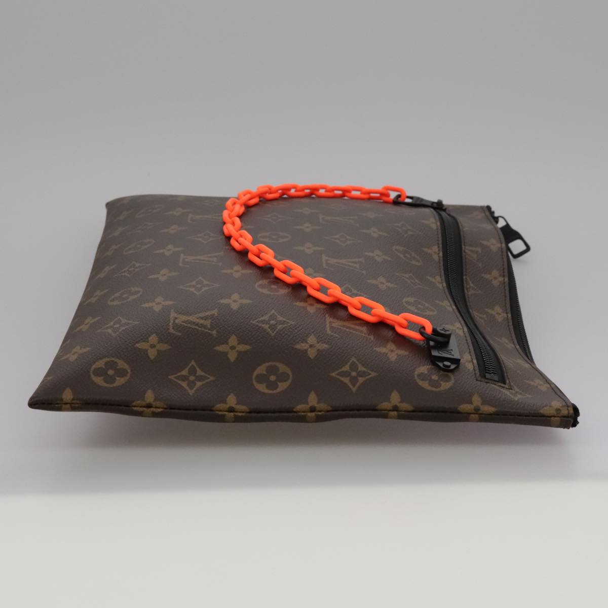 LOUIS VUITTON Monogram Solar Powered Ray Pochette A4 Bag M44484 LV Auth 106264A