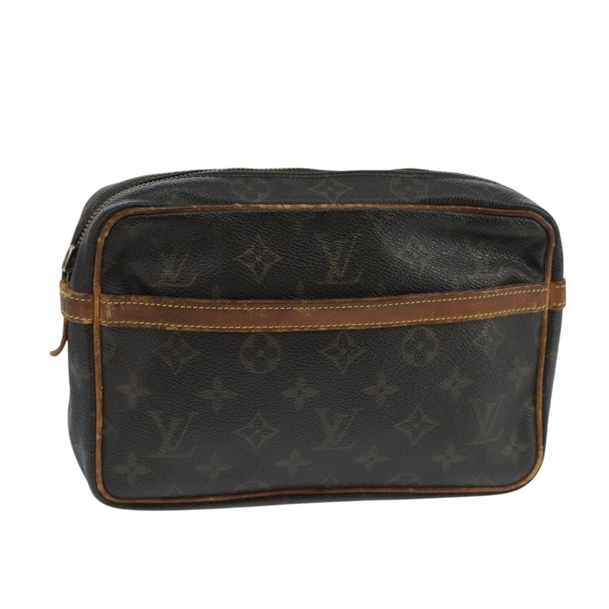 LOUIS VUITTON Monogram Compiegne 23 Clutch Bag M51847 LV Auth 106268
