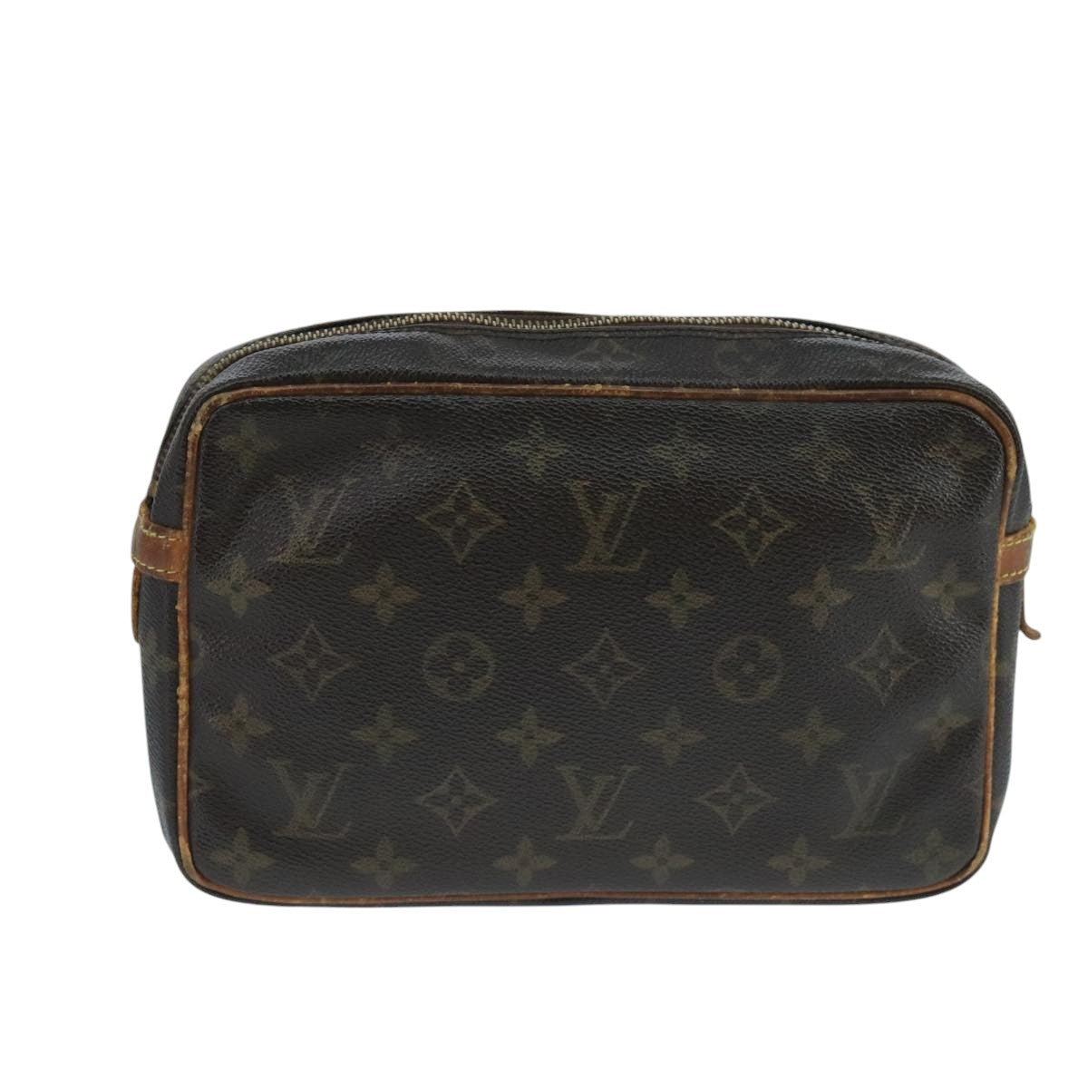LOUIS VUITTON Monogram Compiegne 23 Clutch Bag M51847 LV Auth 106268