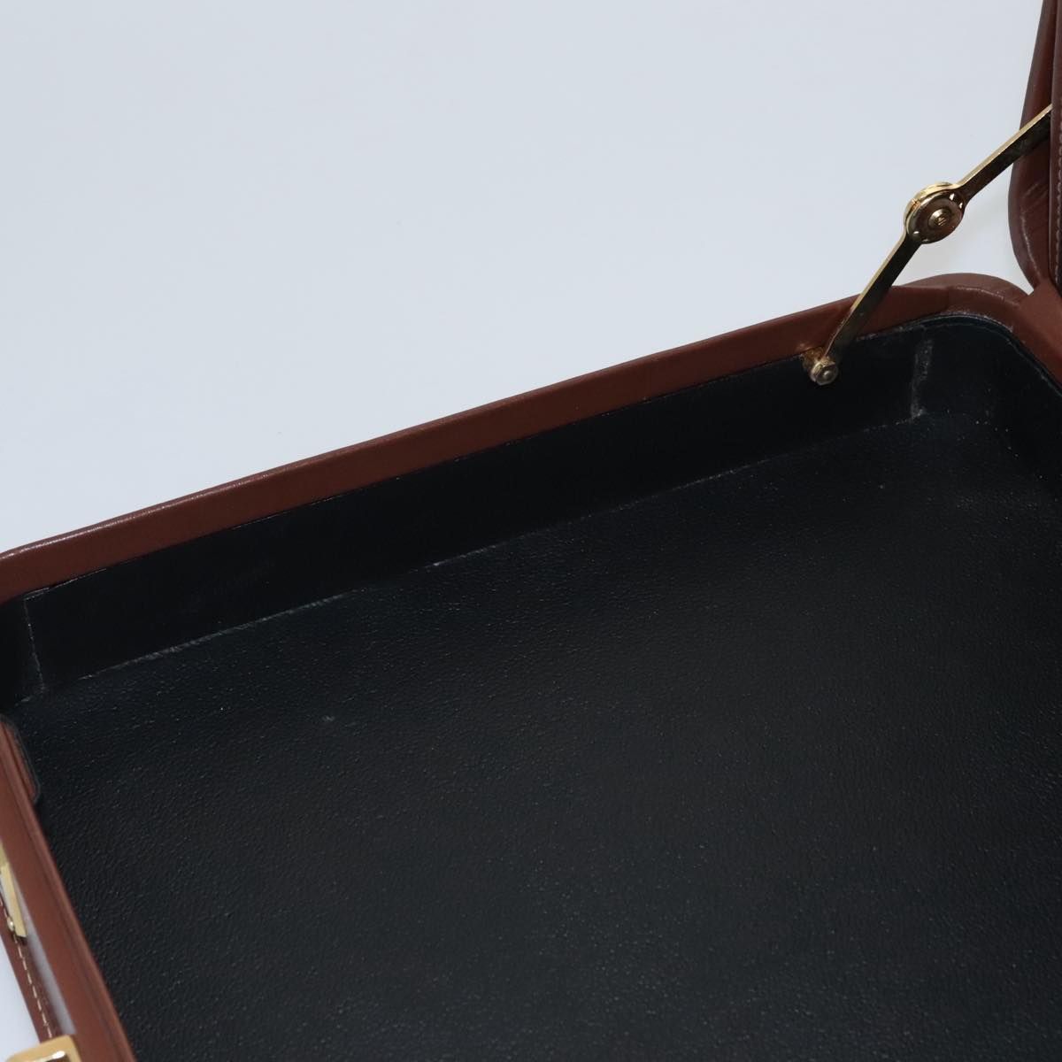 GUCCI Micro GG Canvas Trunk Black Gold Auth 106302