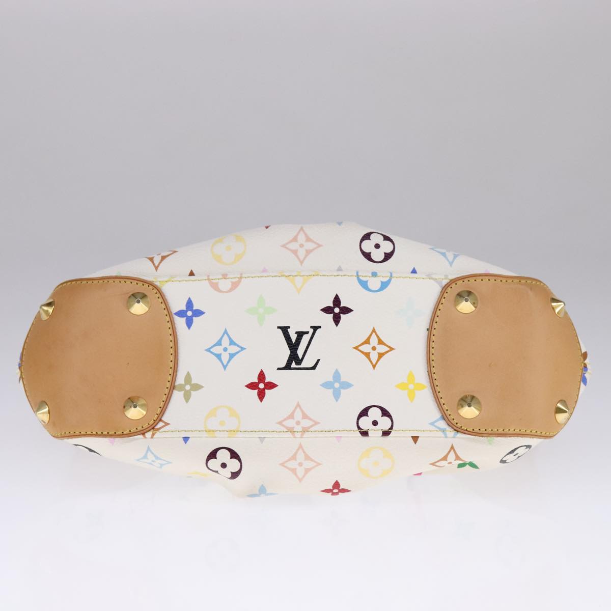 LOUIS VUITTON Monogram Multicolor Judy PM Shoulder Bag White M40257 Auth 106321AV