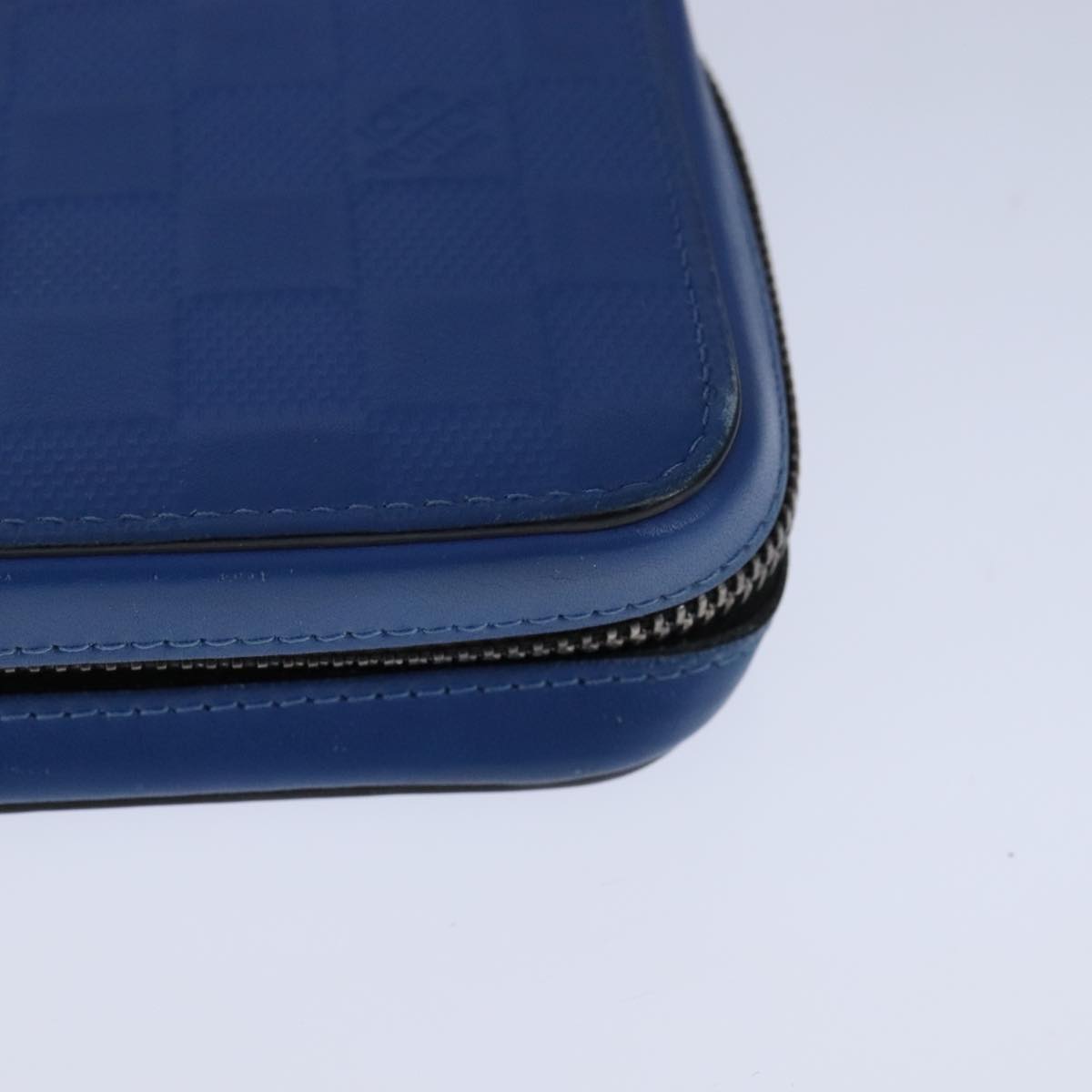 LOUIS VUITTON Damier Infini Organizer Atholl Bag Blue Neptune N41396 Auth 106584