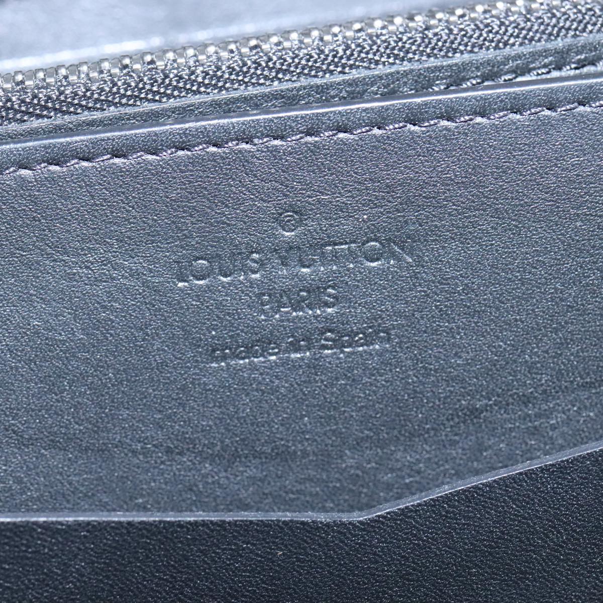 LOUIS VUITTON Damier Infini Organizer Atholl Bag Blue Neptune N41396 Auth 106584