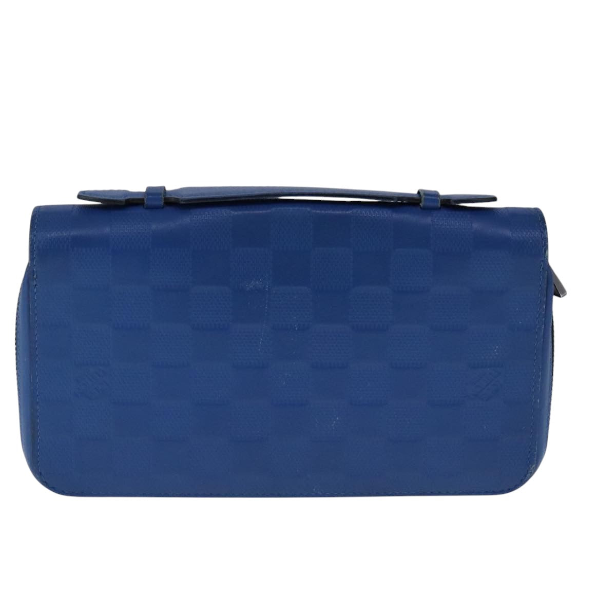LOUIS VUITTON Damier Infini Organizer Atholl Bag Blue Neptune N41396 Auth 106584