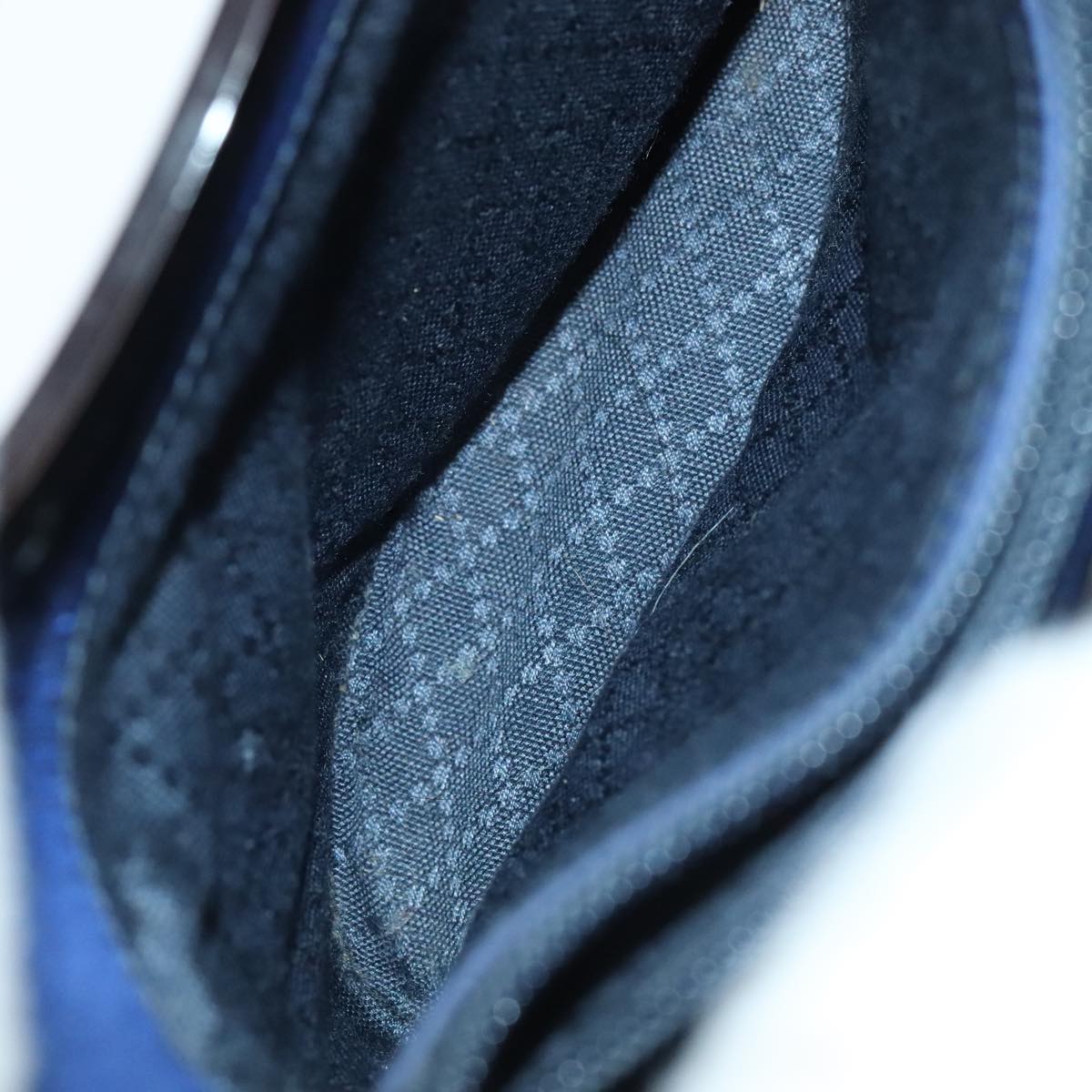 GUCCI Hand Bag Nylon 2way Blue Auth 106630