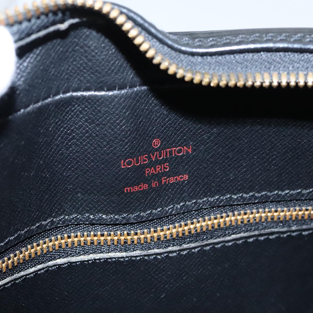 LOUIS VUITTON Epi Hand Bag SPO Black LV Auth 106723SV
