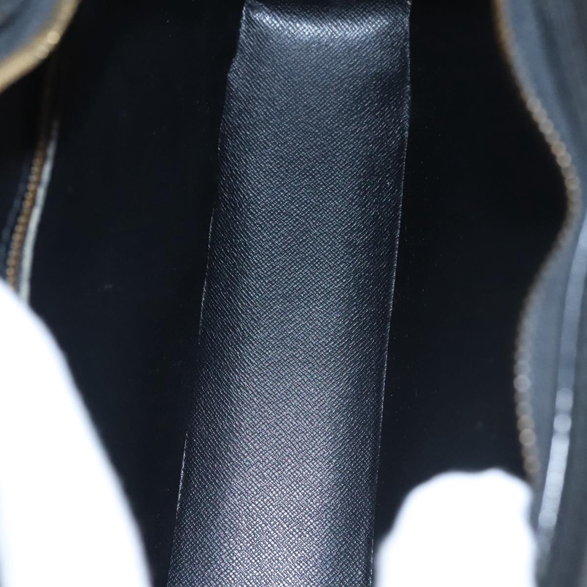 LOUIS VUITTON Epi Hand Bag SPO Black LV Auth 106723SV