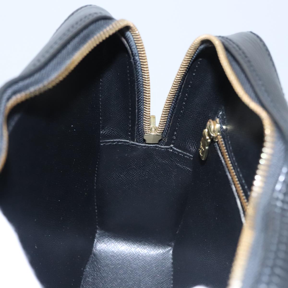 LOUIS VUITTON Epi Hand Bag SPO Black LV Auth 106723SV