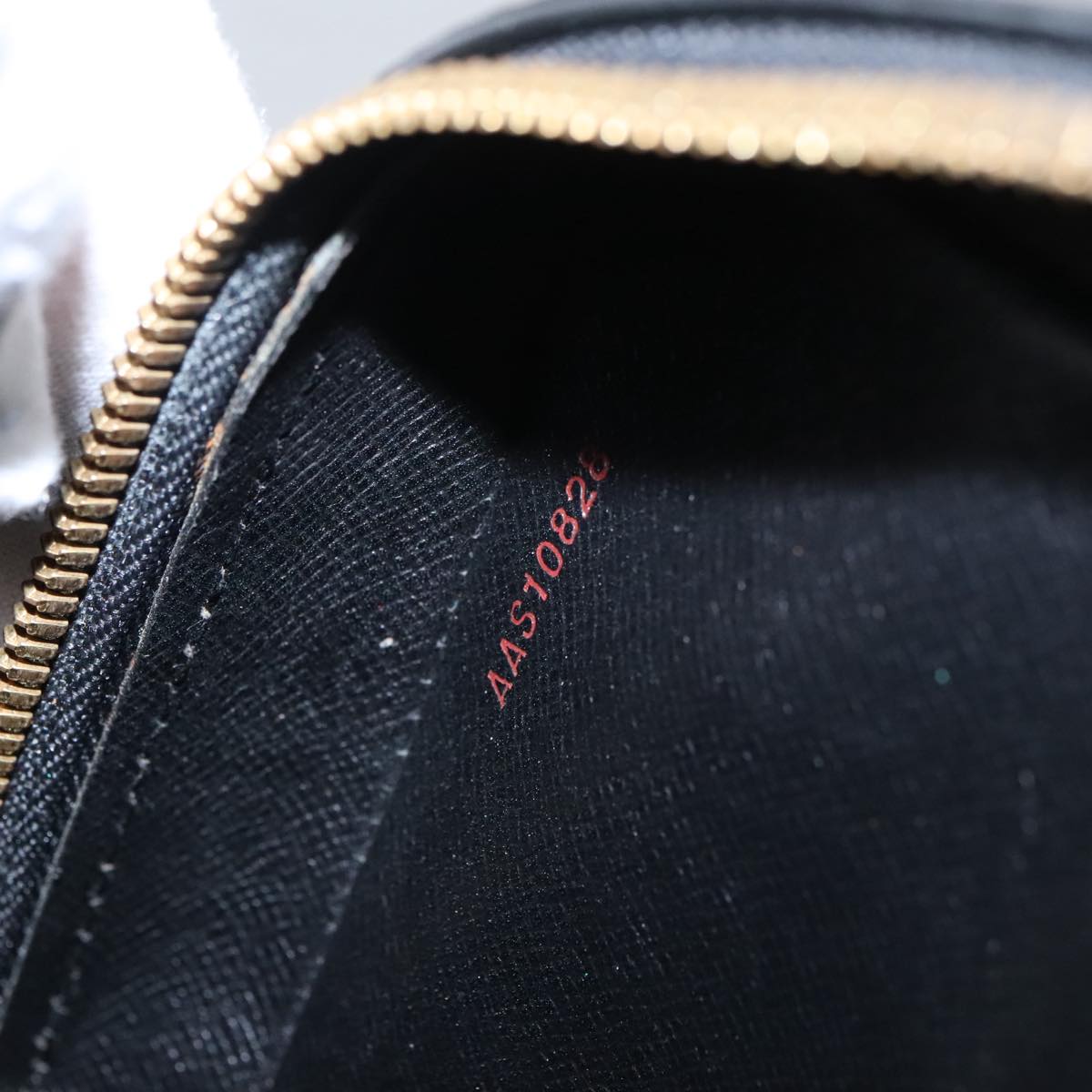 LOUIS VUITTON Epi Hand Bag SPO Black LV Auth 106723SV