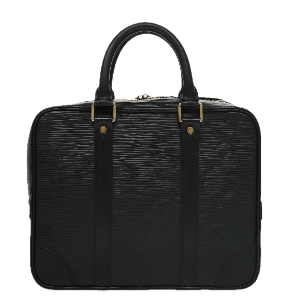 LOUIS VUITTON Epi Hand Bag SPO Black LV Auth 106723SV
