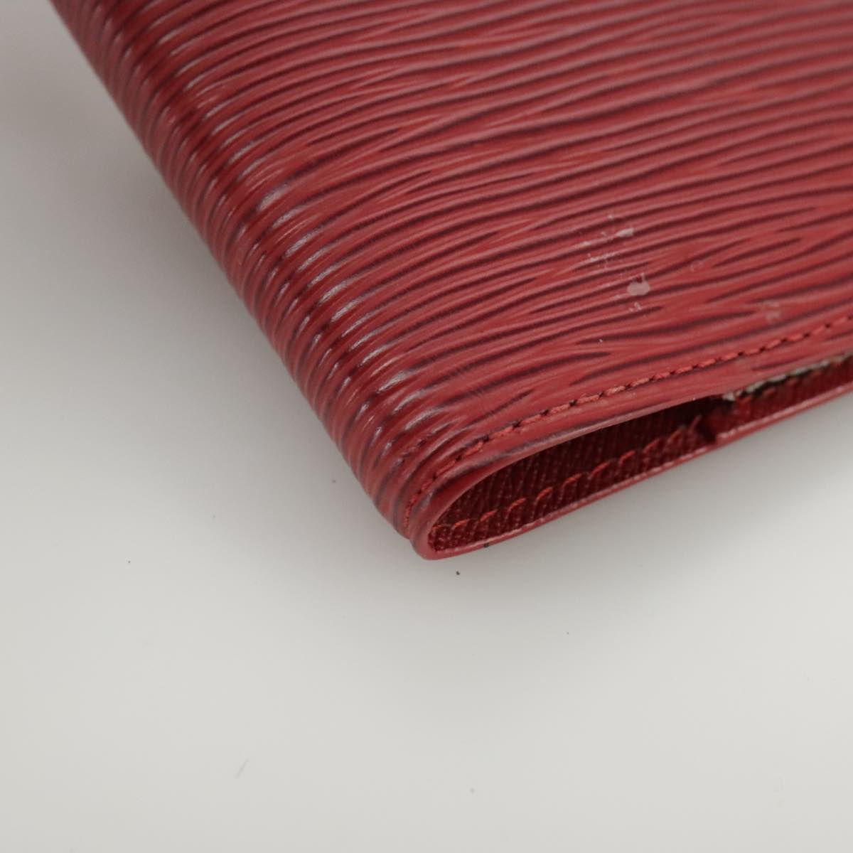 LOUIS VUITTON Epi Agenda PM Day Planner Cover Red R20057 LV Auth 106733