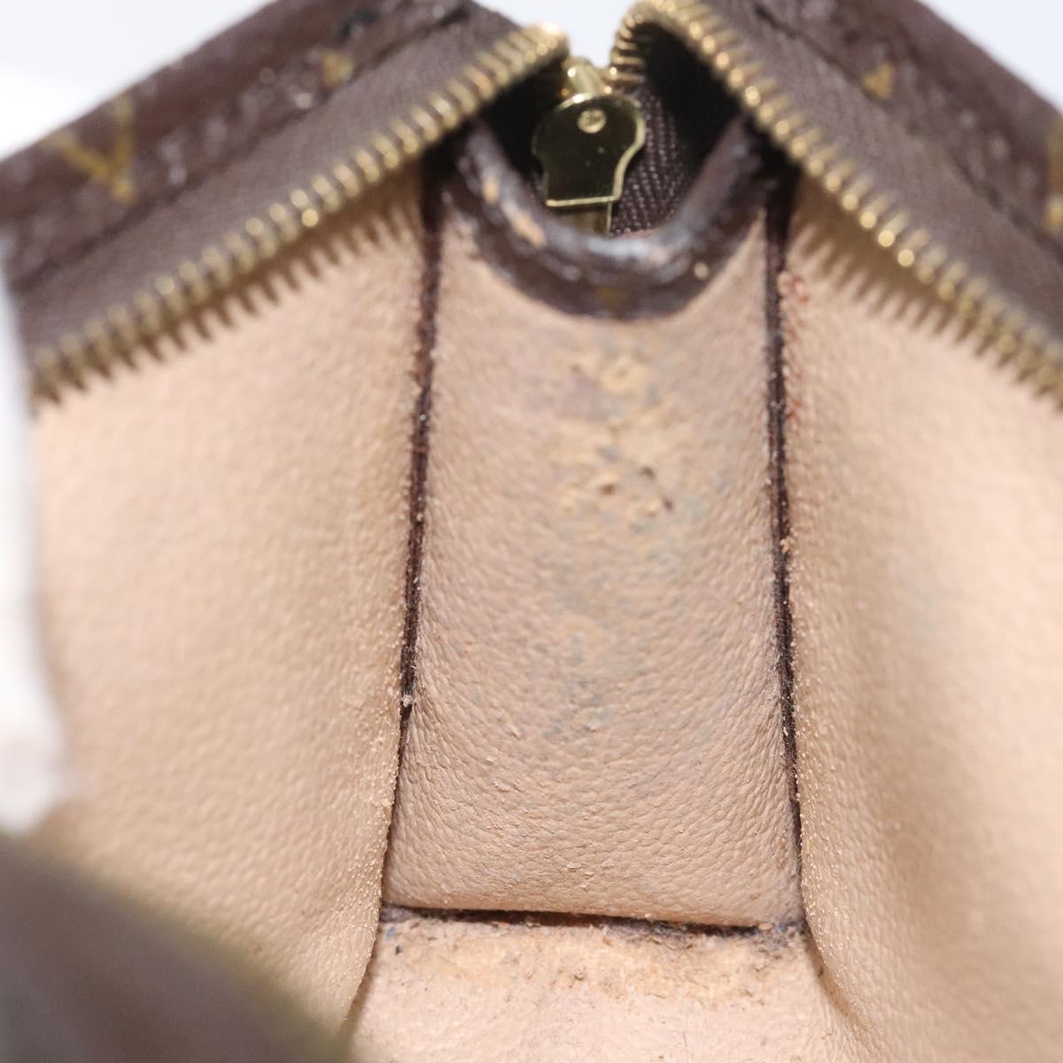 LOUIS VUITTON Monogram Poche Toilette 15 Pouch M47546 LV Auth 106749