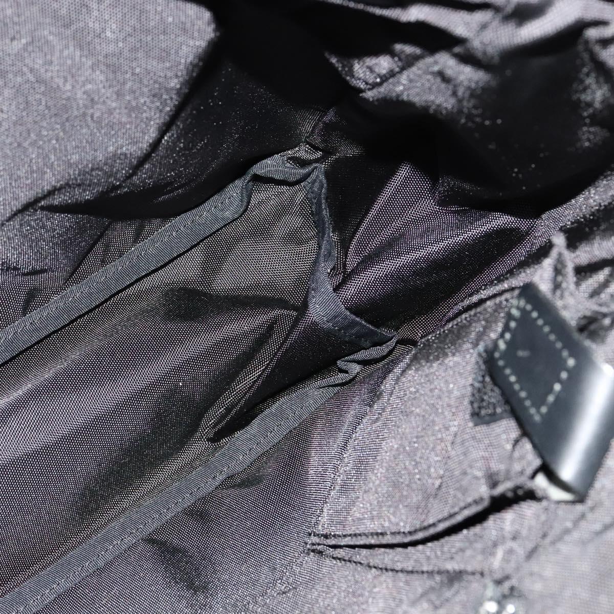 BURBERRY Black label Shoulder Bag Nylon Black Auth 106773