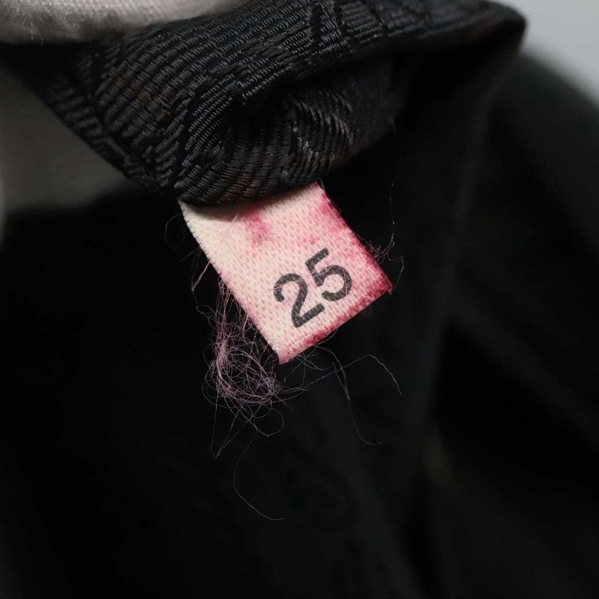 PRADA Shoulder Bag Nylon Black Auth 106791