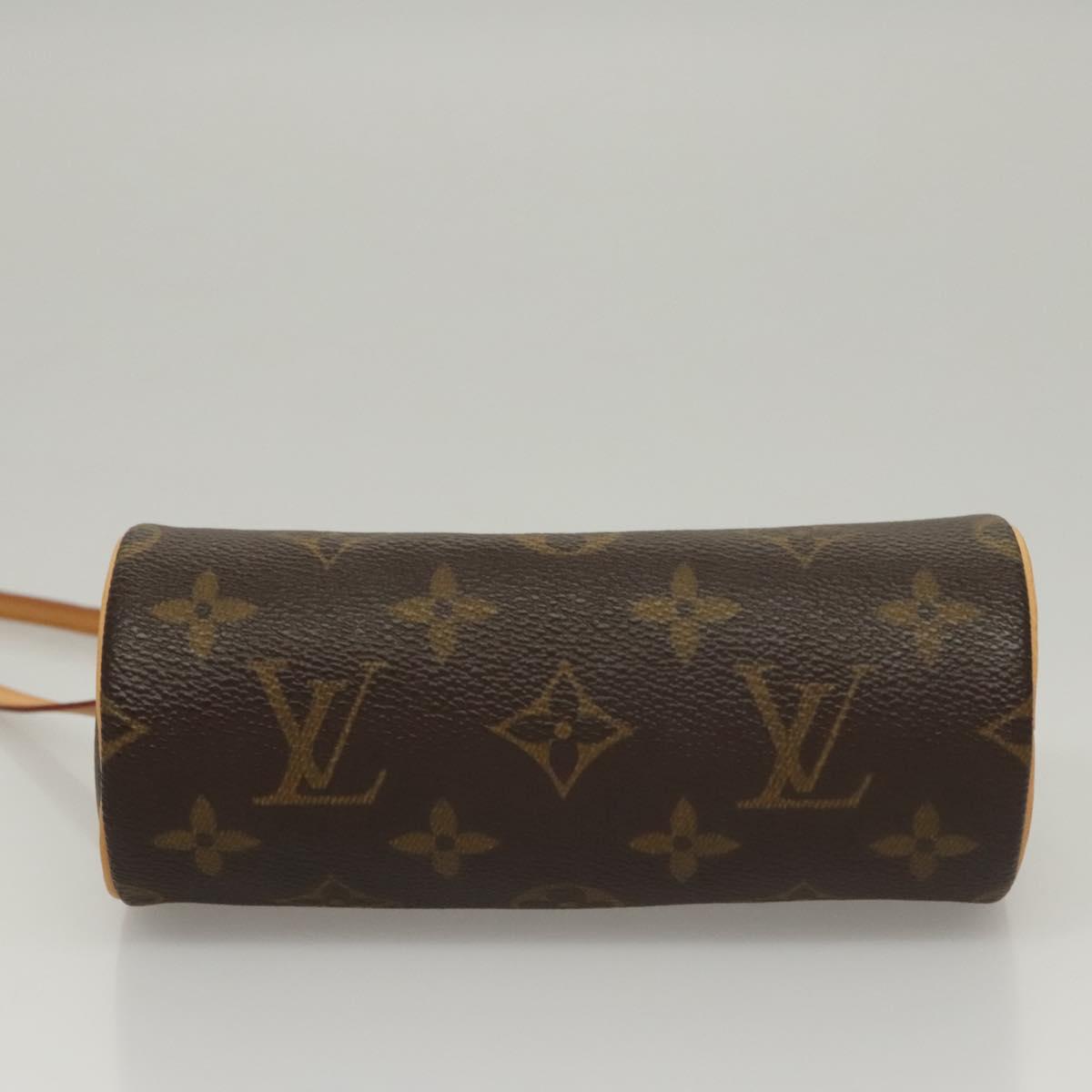 LOUIS VUITTON Monogram Papillon Pouch LV Auth 106793