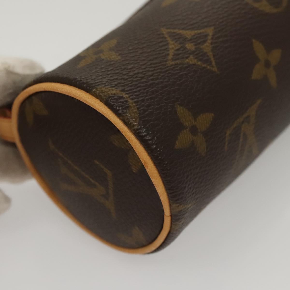 LOUIS VUITTON Monogram Papillon Pouch LV Auth 106793