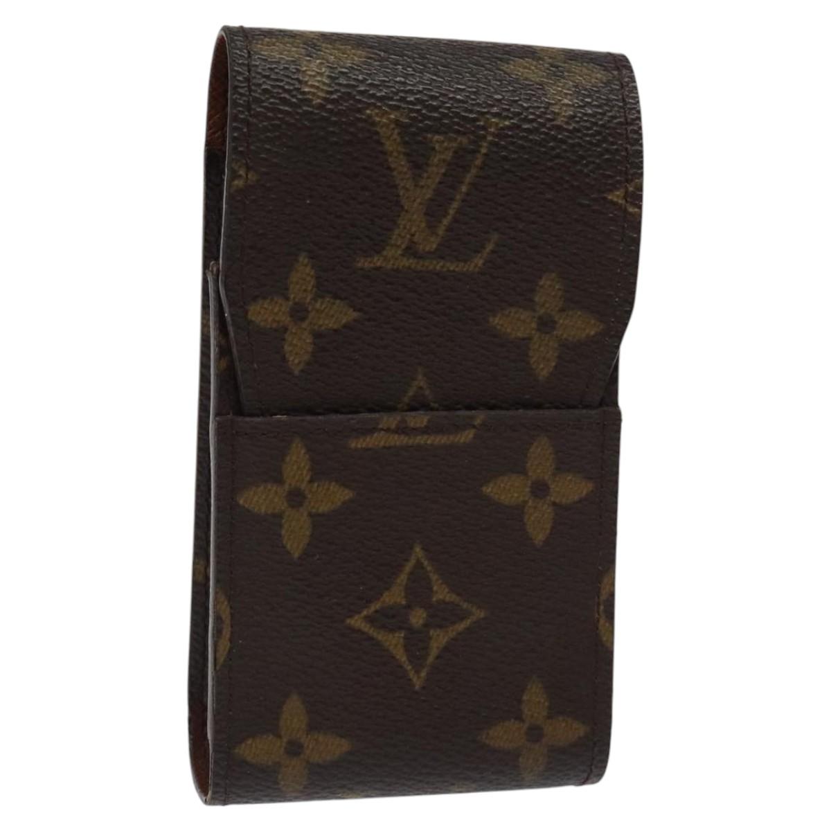 LOUIS VUITTON Monogram Etui cigarette Cigarette Case M63024 LV Auth 106794