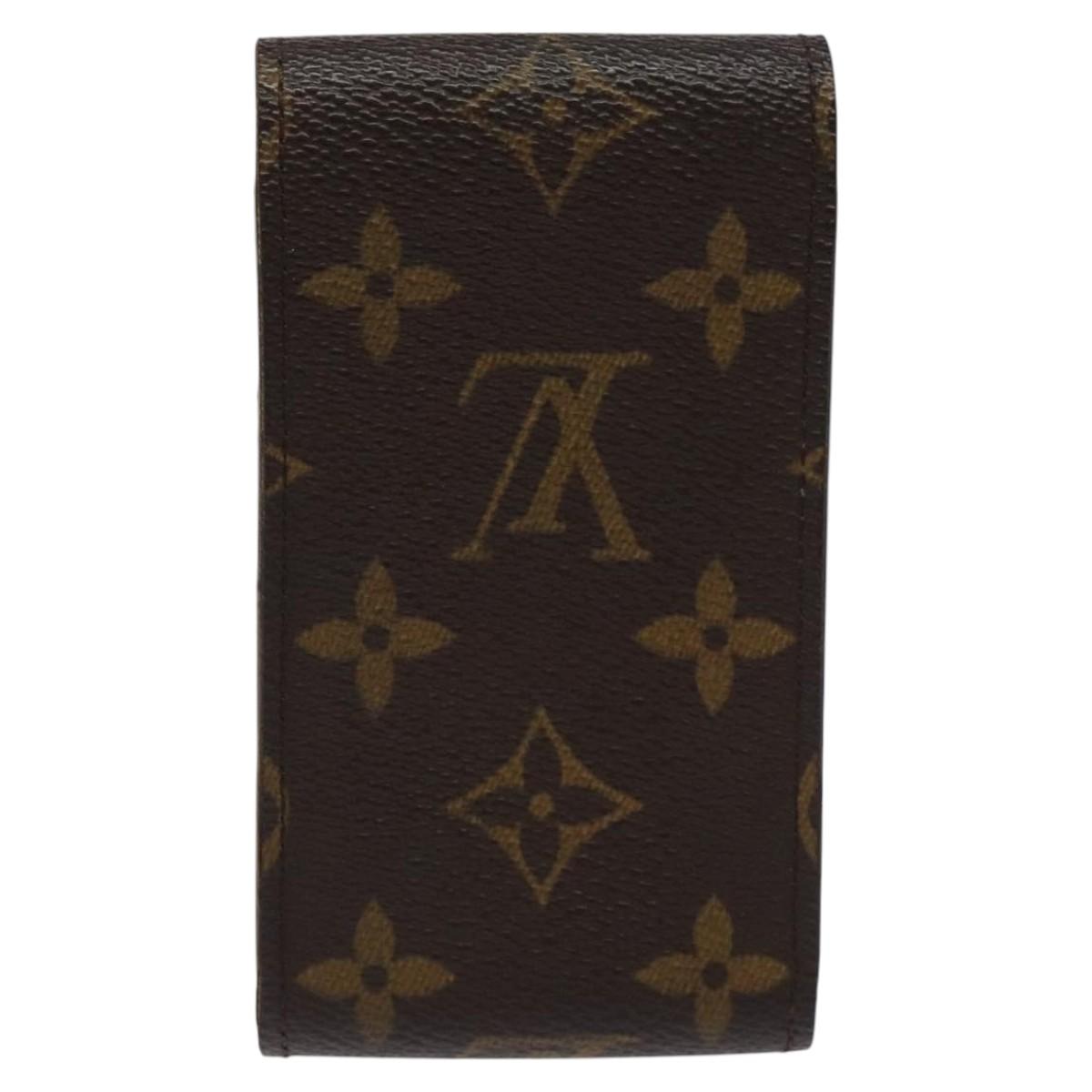 LOUIS VUITTON Monogram Etui cigarette Cigarette Case M63024 LV Auth 106794