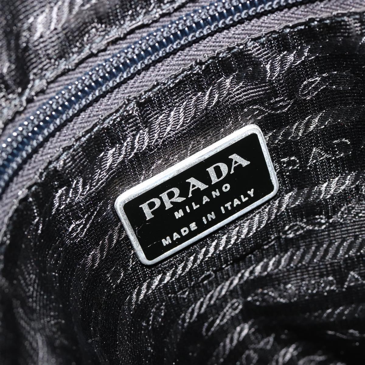 PRADA Shoulder Bag Nylon Black Auth 106796