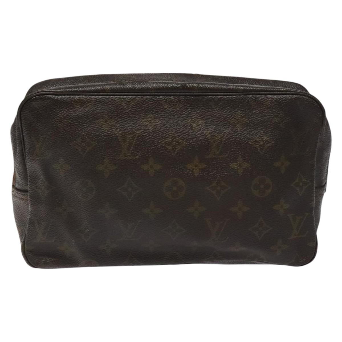 LOUIS VUITTON Monogram Trousse Toilette 28 Clutch Bag M47522 LV Auth 106799