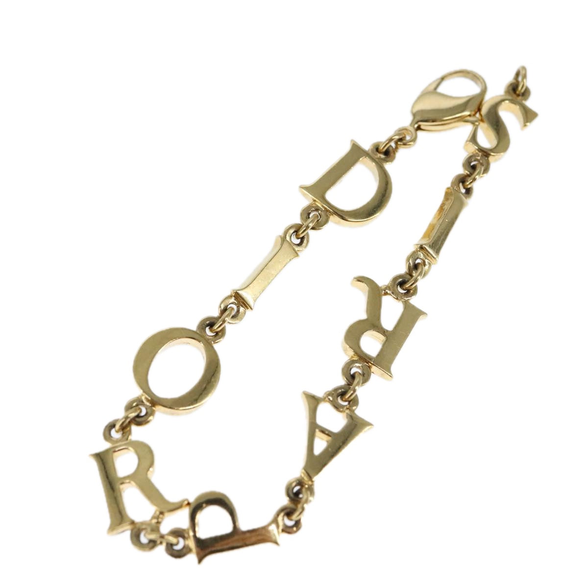 Christian Dior Bracelet metal Gold Auth 106887