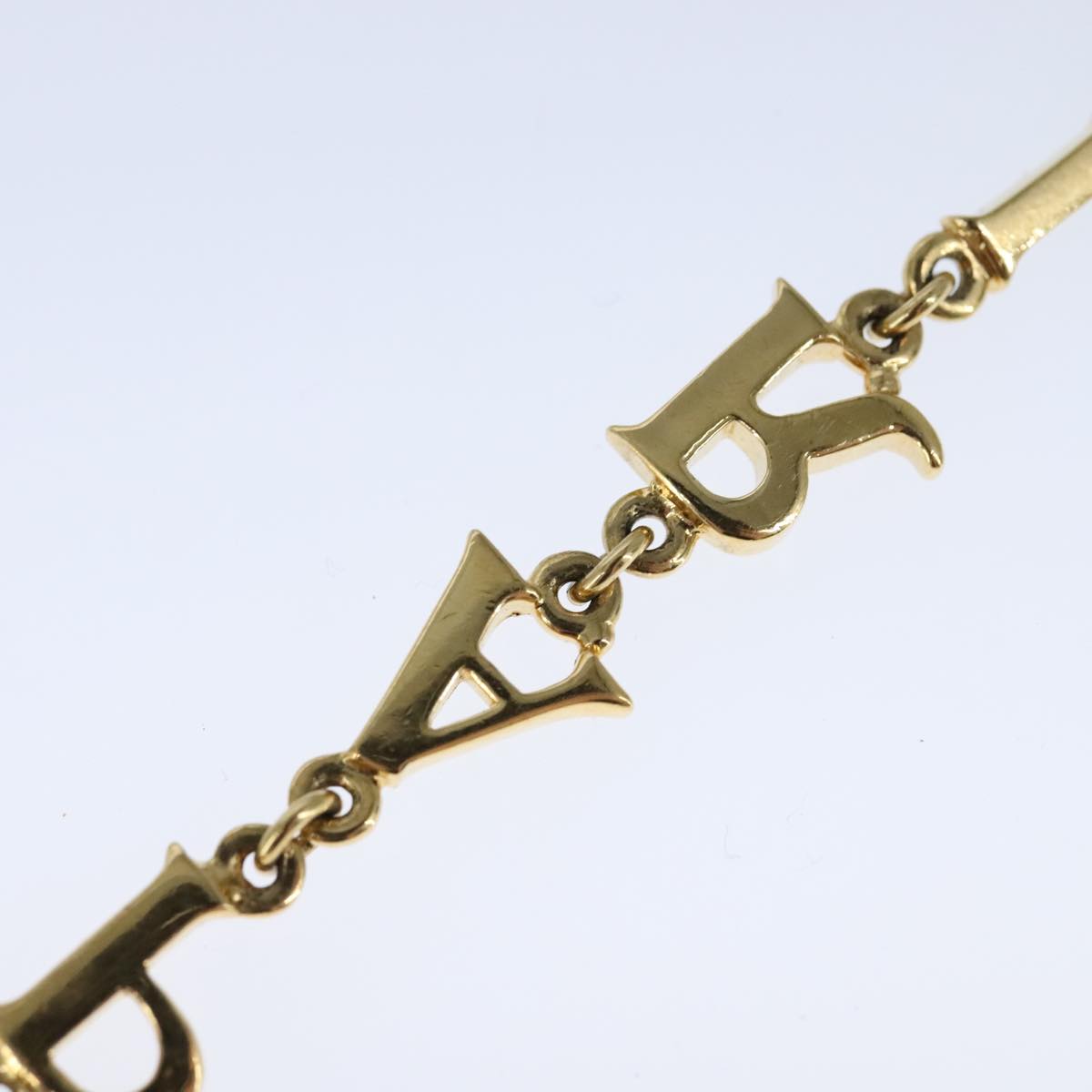 Christian Dior Bracelet metal Gold Auth 106887