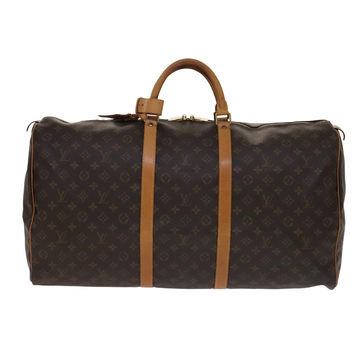 LOUIS VUITTON Monogram Keepall 60 Boston Bag M41422 LV Auth 106913V