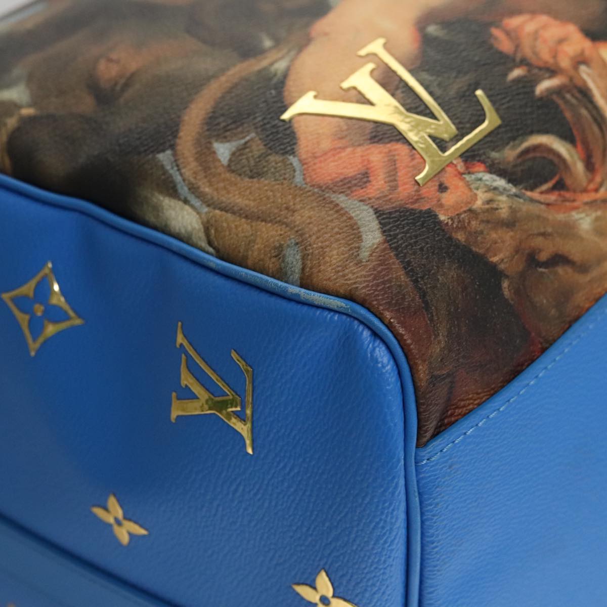 LOUIS VUITTON Masters Collection Keepall Bandouliere 50 Bag M43344 Auth 107059SM