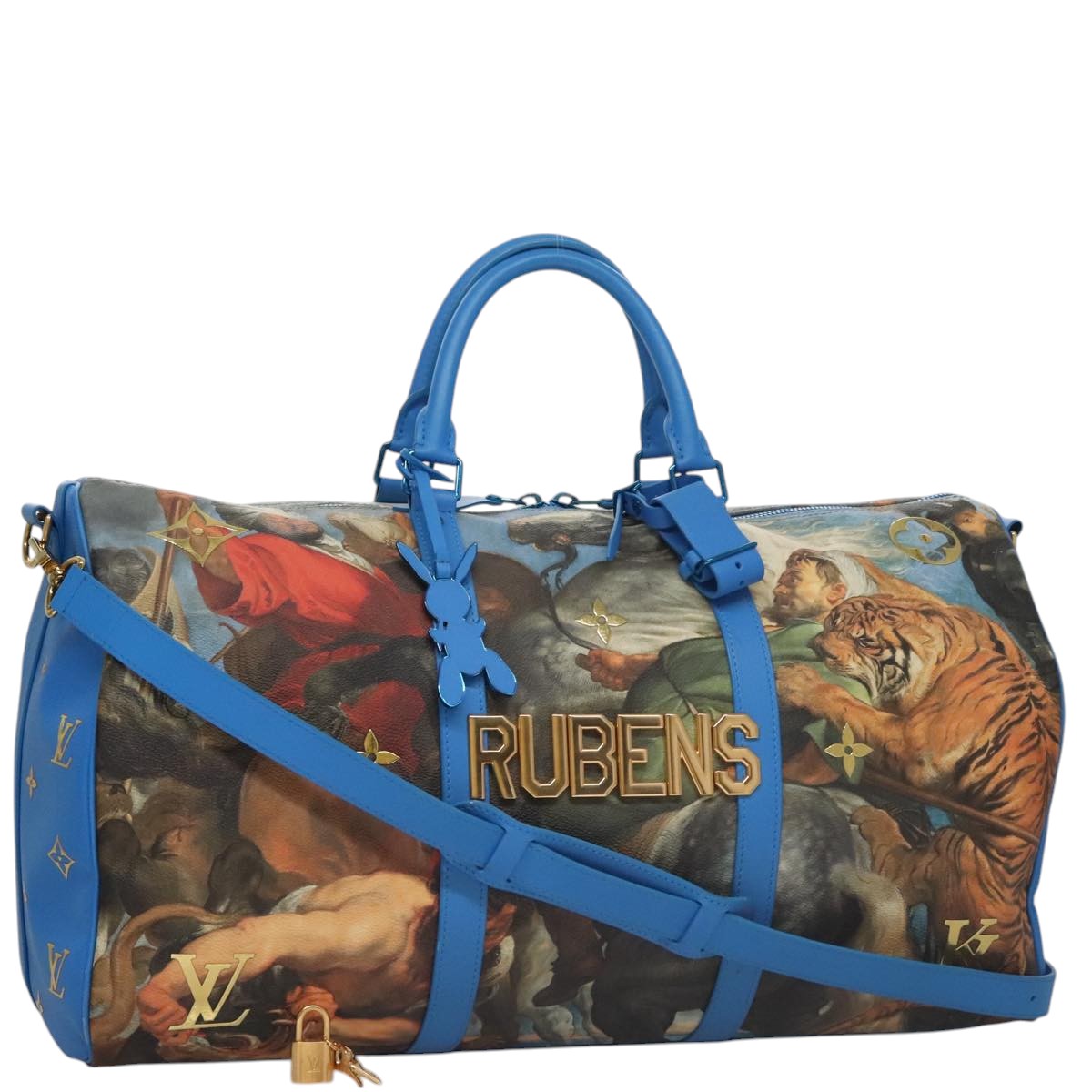 LOUIS VUITTON Masters Collection Keepall Bandouliere 50 Bag M43344 Auth 107059SM