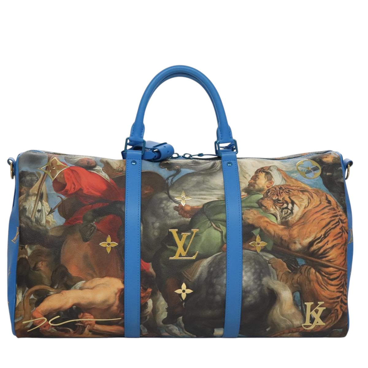 LOUIS VUITTON Masters Collection Keepall Bandouliere 50 Bag M43344 Auth 107059SA