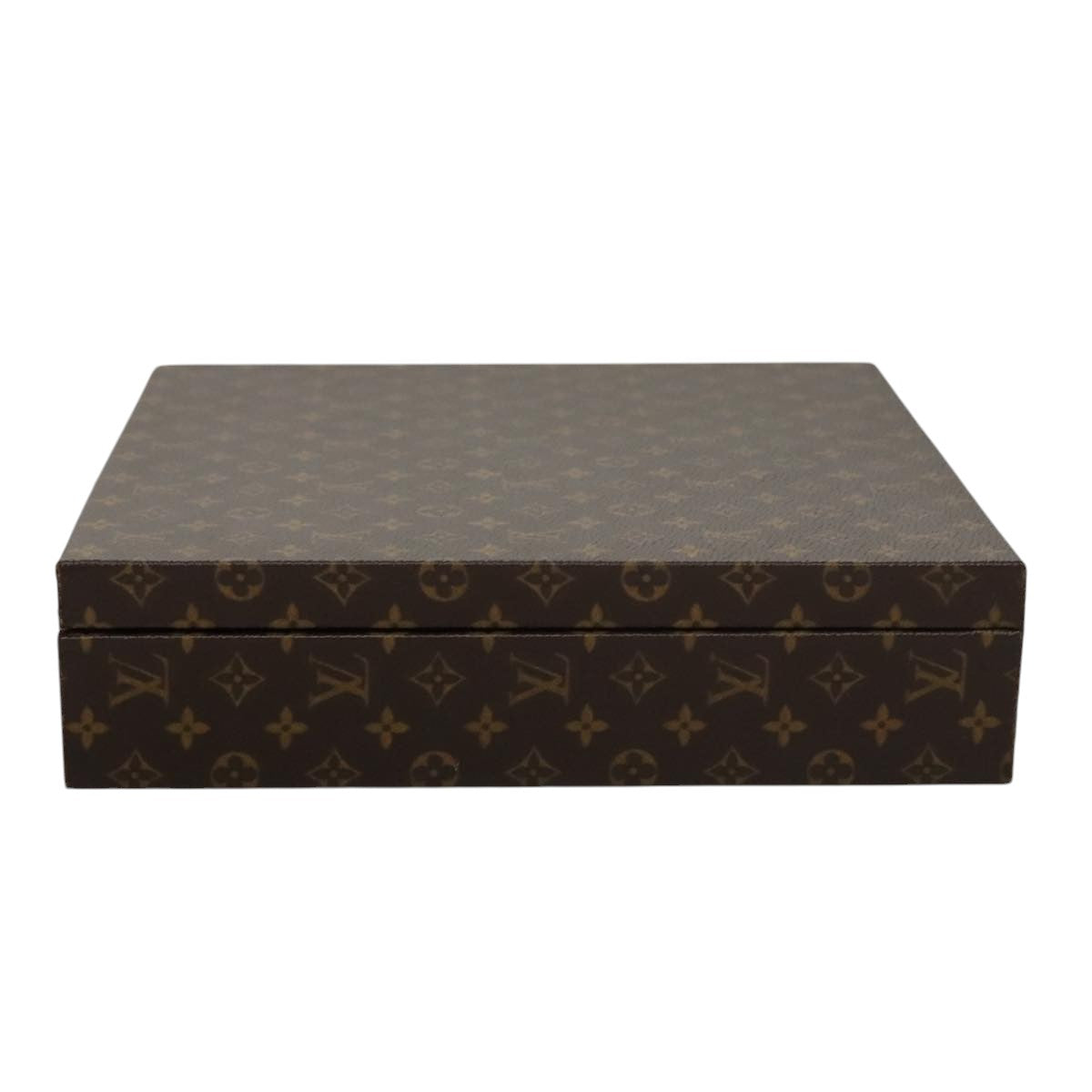LOUIS VUITTON Monogram Jewelry case Jewelry Box LV Auth 107109S