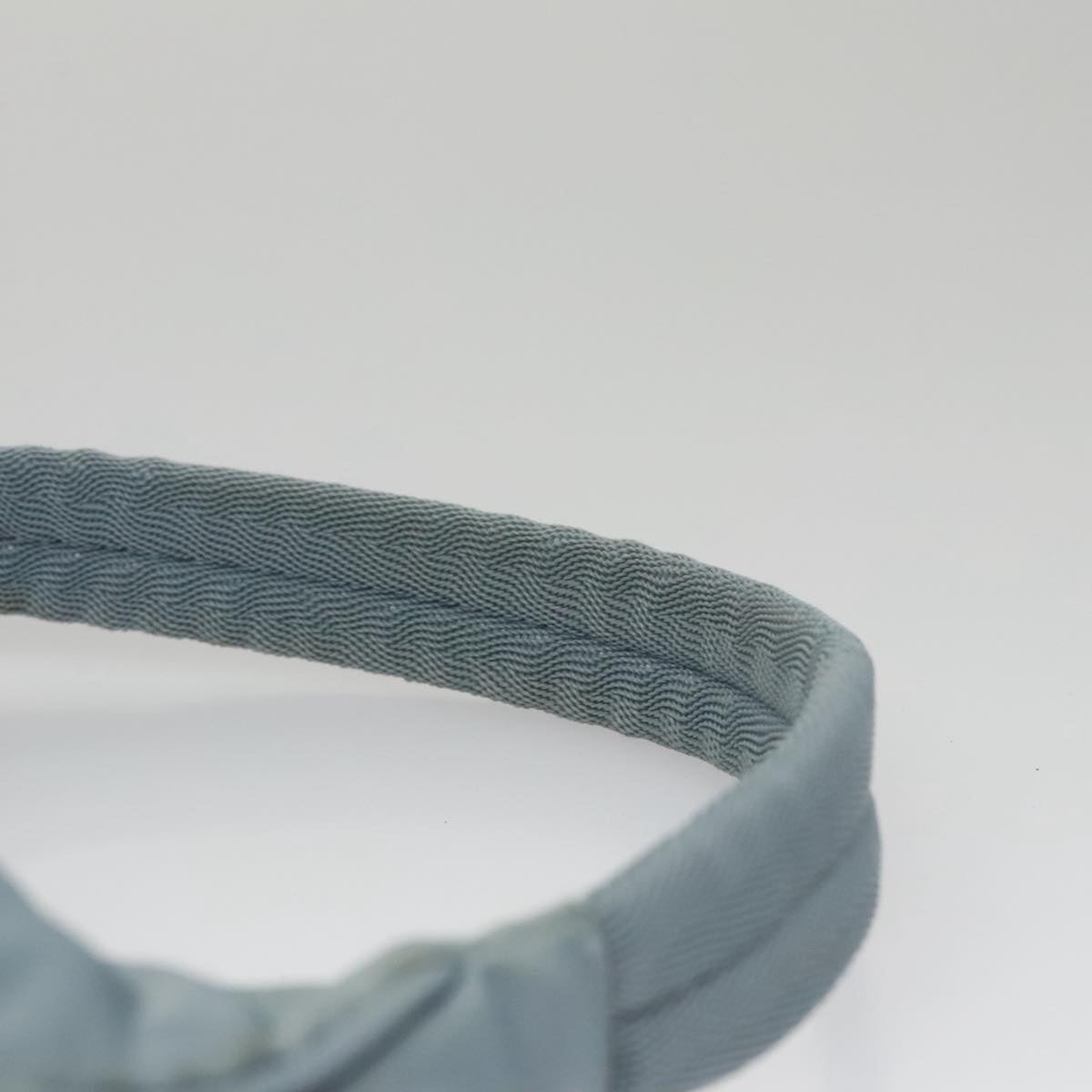 PRADA Accessory Pouch Nylon Light Blue Auth 107212