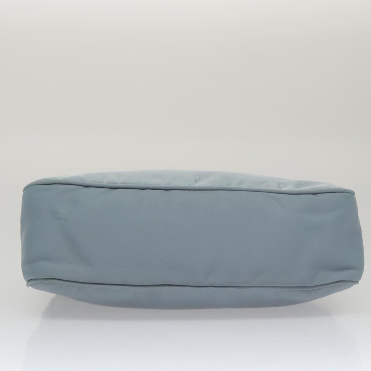 PRADA Accessory Pouch Nylon Light Blue Auth 107212
