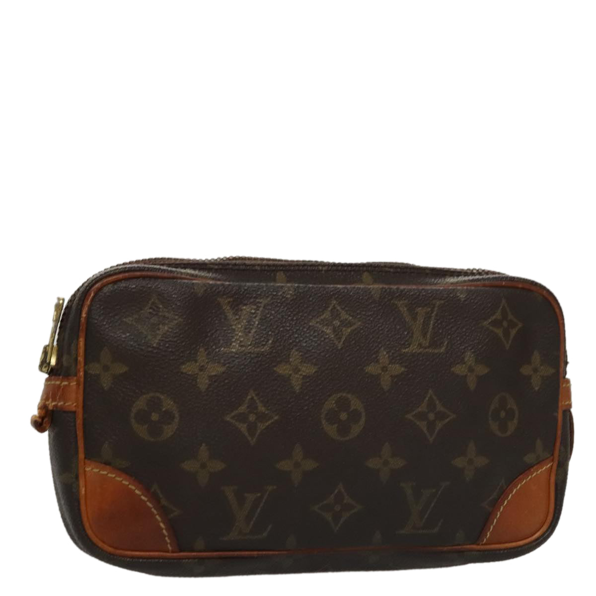 LOUIS VUITTON Monogram Marly Dragonne PM Clutch Bag M51827 LV Auth 107281