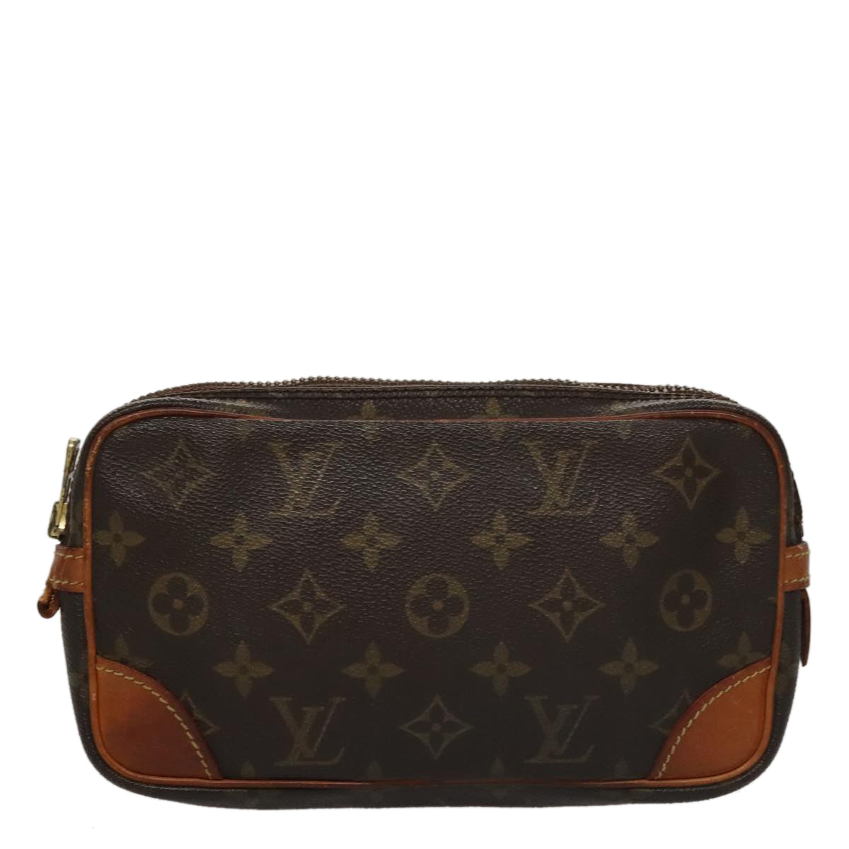 LOUIS VUITTON Monogram Marly Dragonne PM Clutch Bag M51827 LV Auth 107281