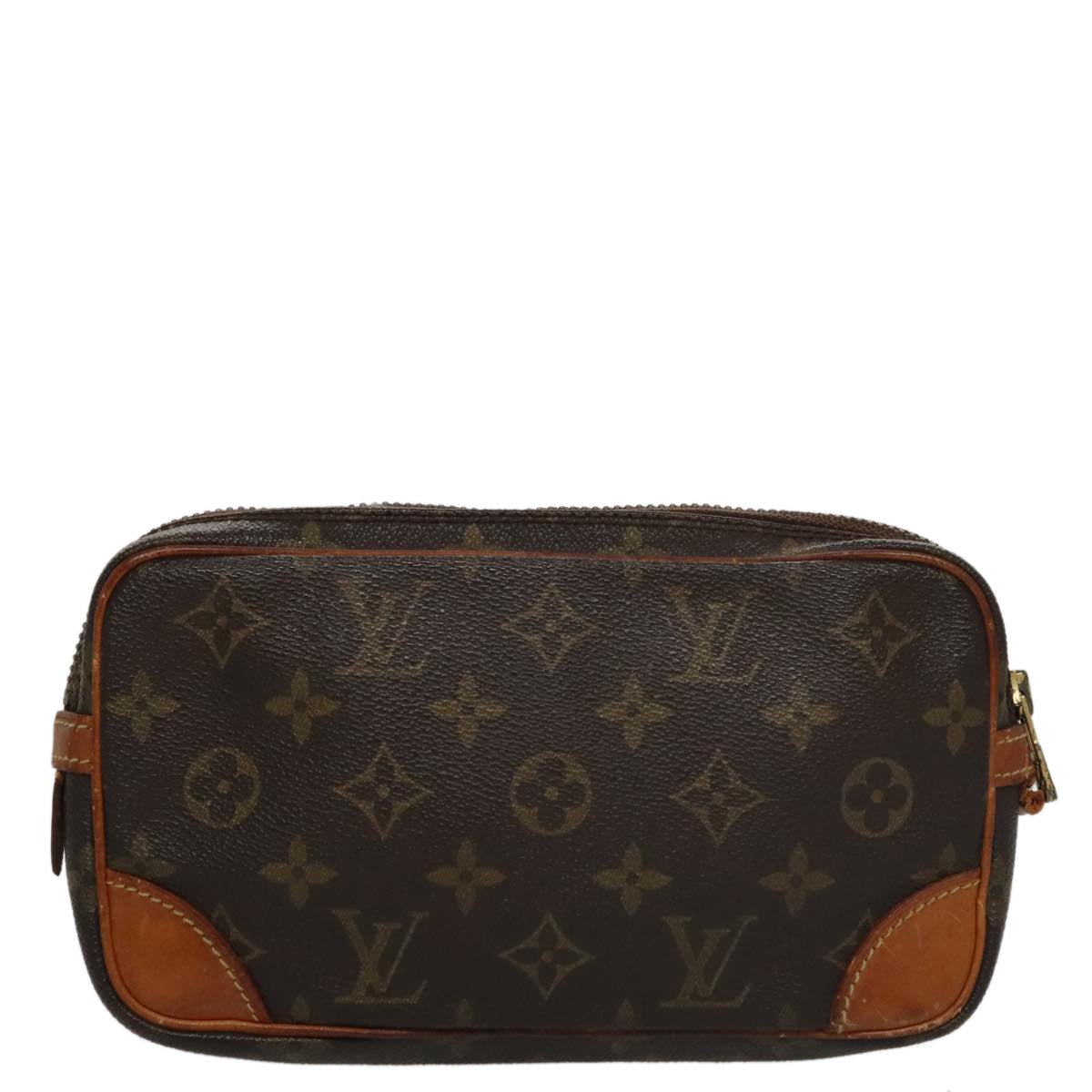 LOUIS VUITTON Monogram Marly Dragonne PM Clutch Bag M51827 LV Auth 107281