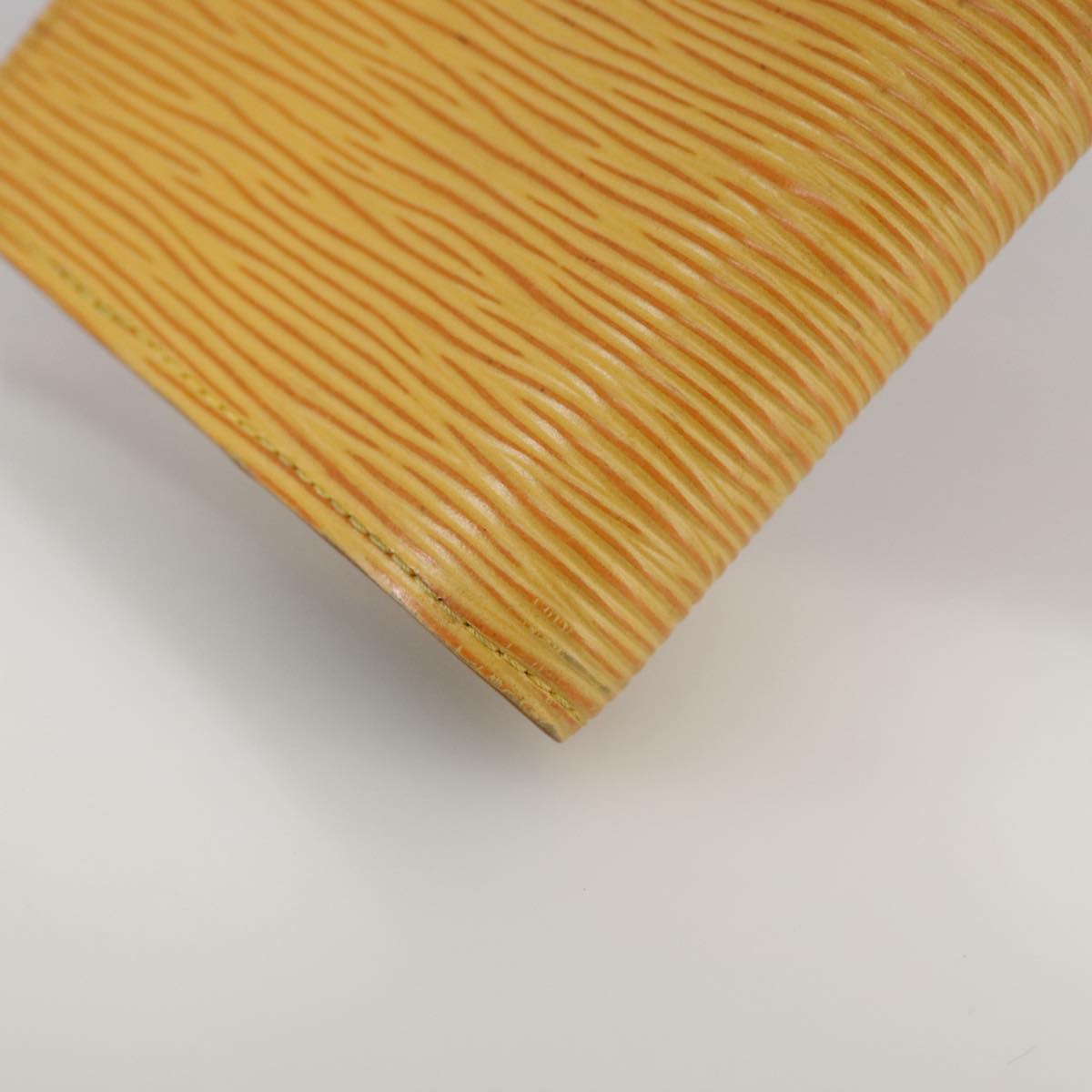LOUIS VUITTON Epi Agenda PM Day Planner Cover Yellow R20059 LV Auth 107284