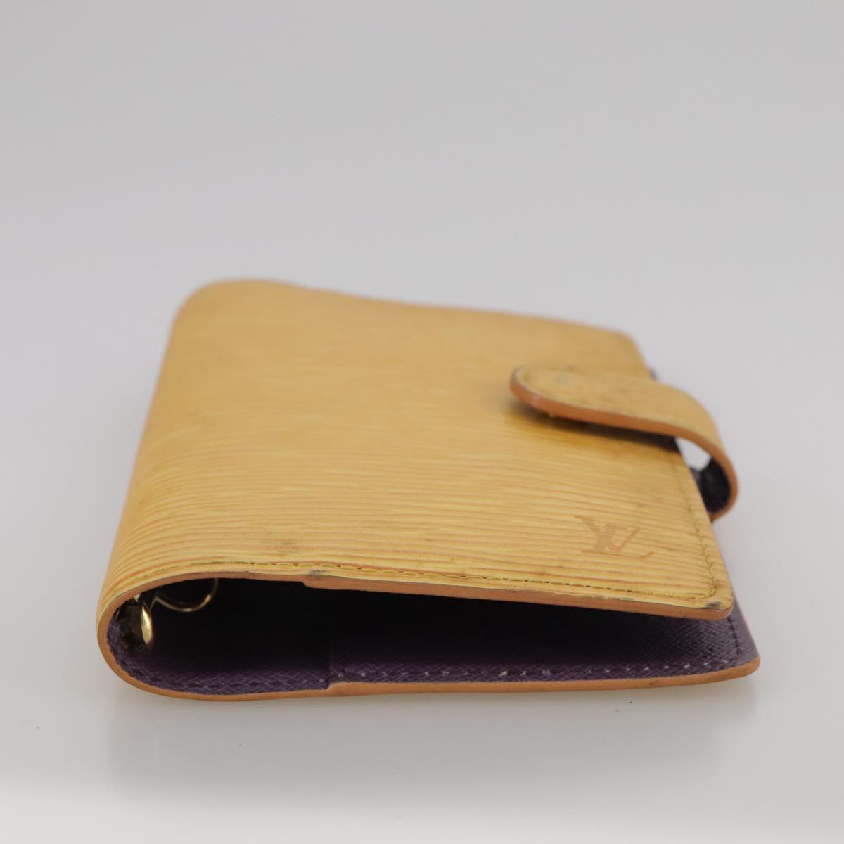 LOUIS VUITTON Epi Agenda PM Day Planner Cover Yellow R20059 LV Auth 107284