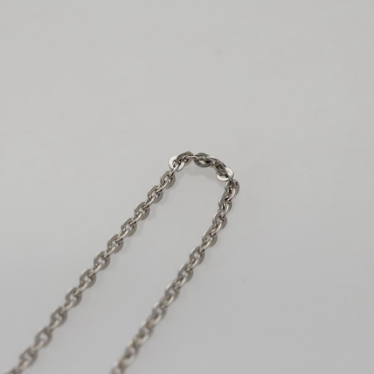 LOUIS VUITTON Pandanth Necklace Ag925 Silver M65364 LV Auth 107289