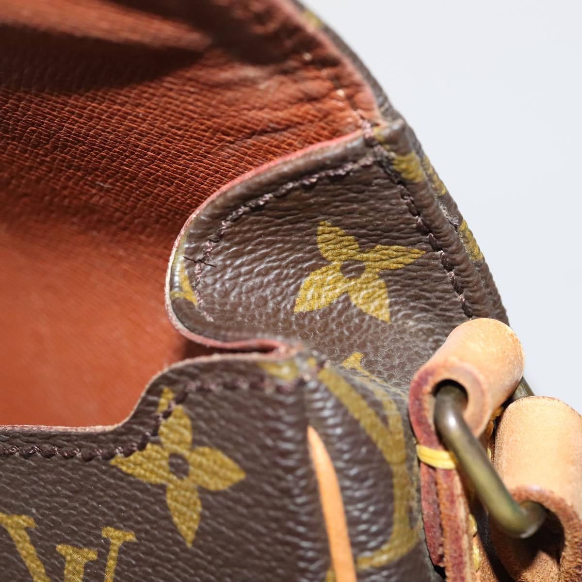LOUIS VUITTON Monogram Cartouchiere PM Shoulder Bag M51254 LV Auth 107419
