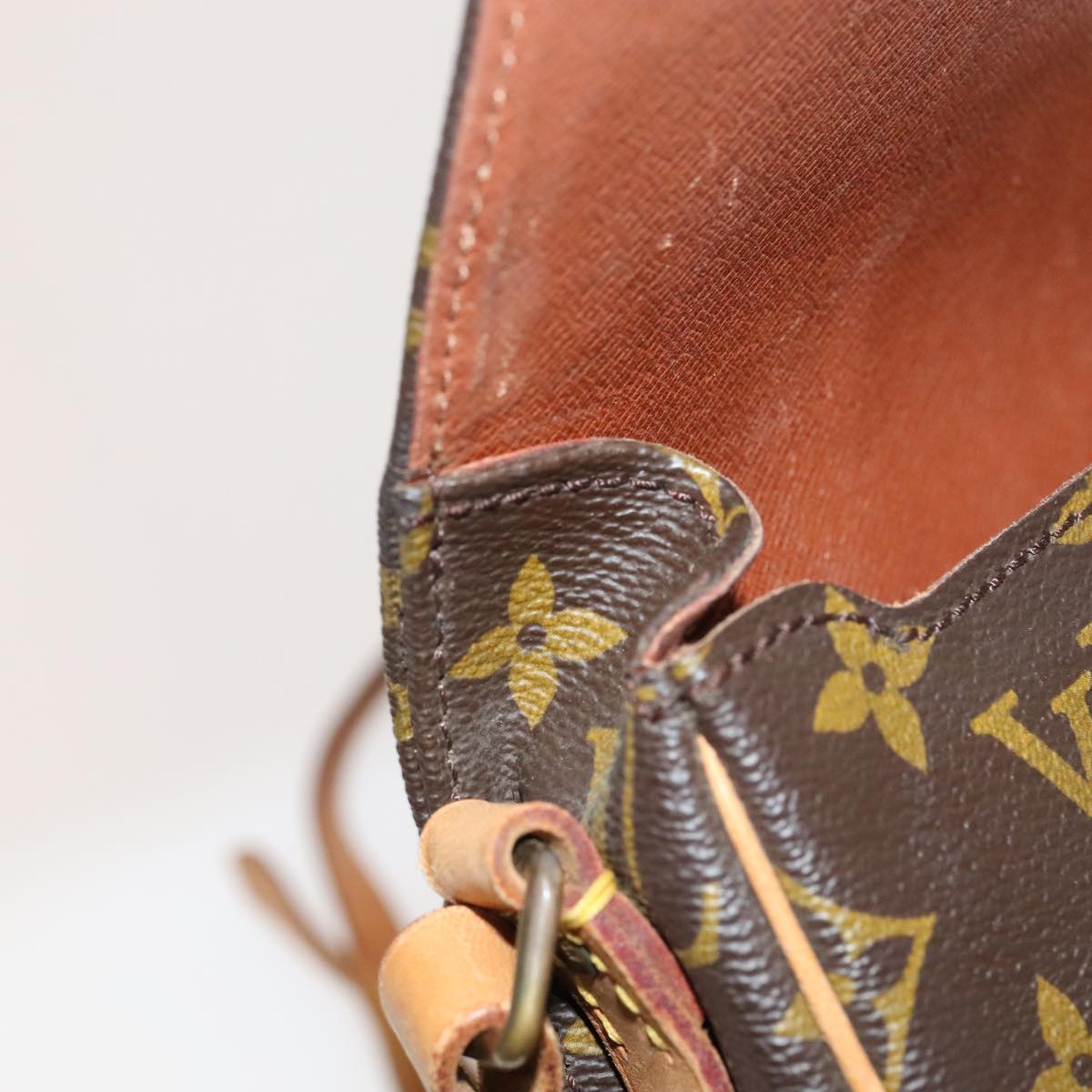LOUIS VUITTON Monogram Cartouchiere PM Shoulder Bag M51254 LV Auth 107419