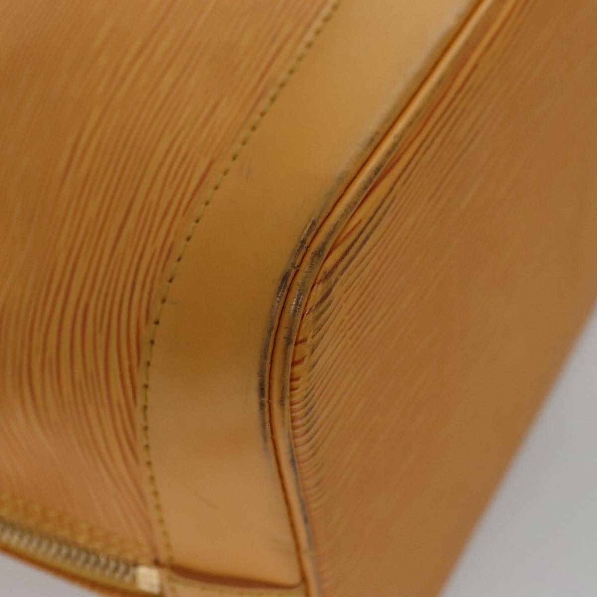 LOUIS VUITTON Epi Alma Hand Bag Yellow M52149 LV Auth 107462