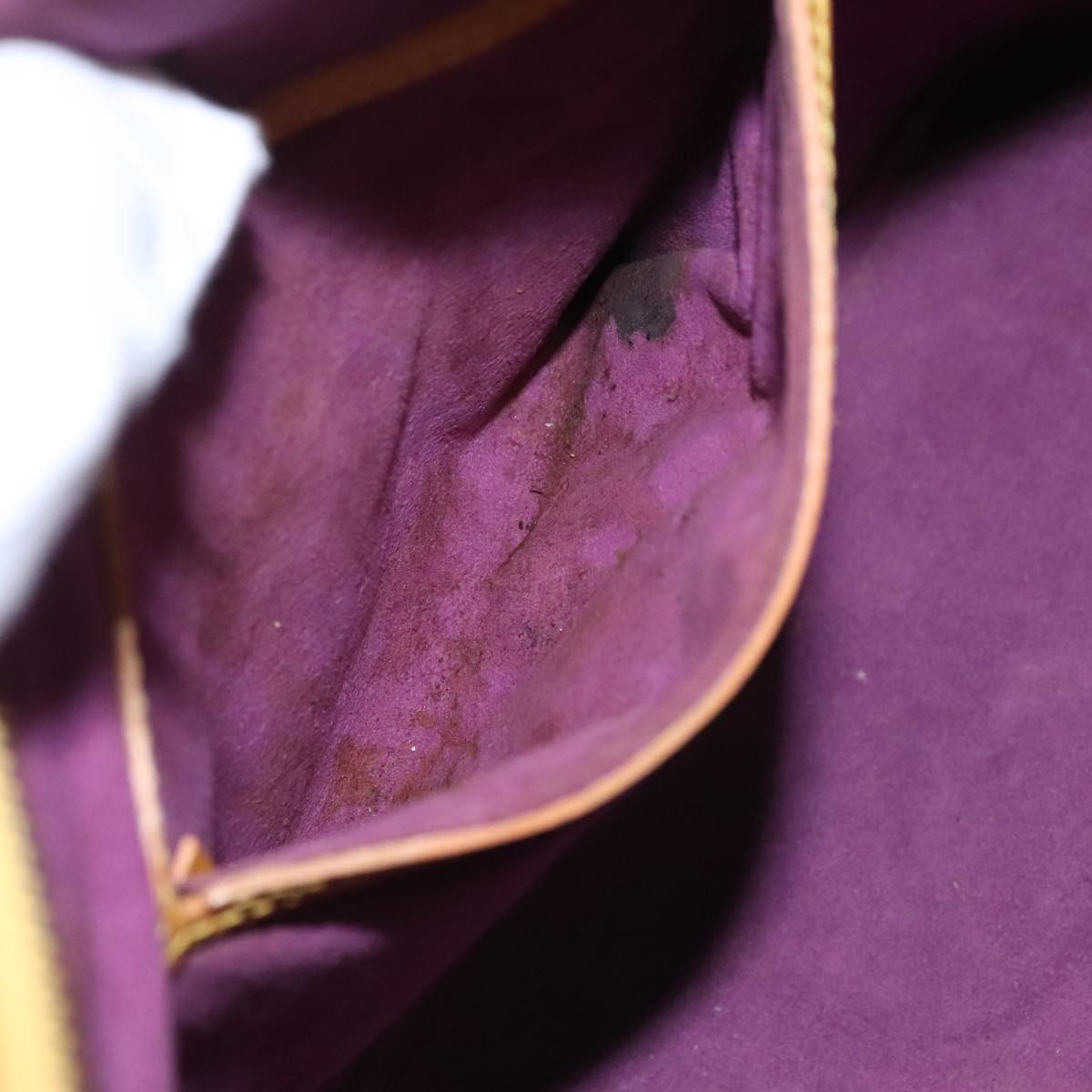 LOUIS VUITTON Epi Alma Hand Bag Yellow M52149 LV Auth 107462