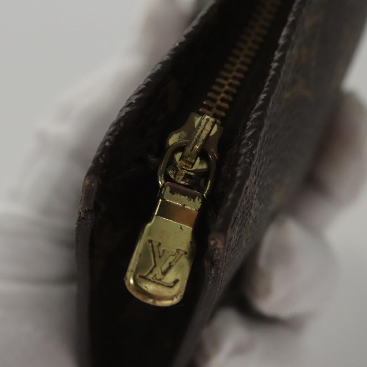 LOUIS VUITTON Monogram Bucket PM Accessory Pouch LV Auth 107551