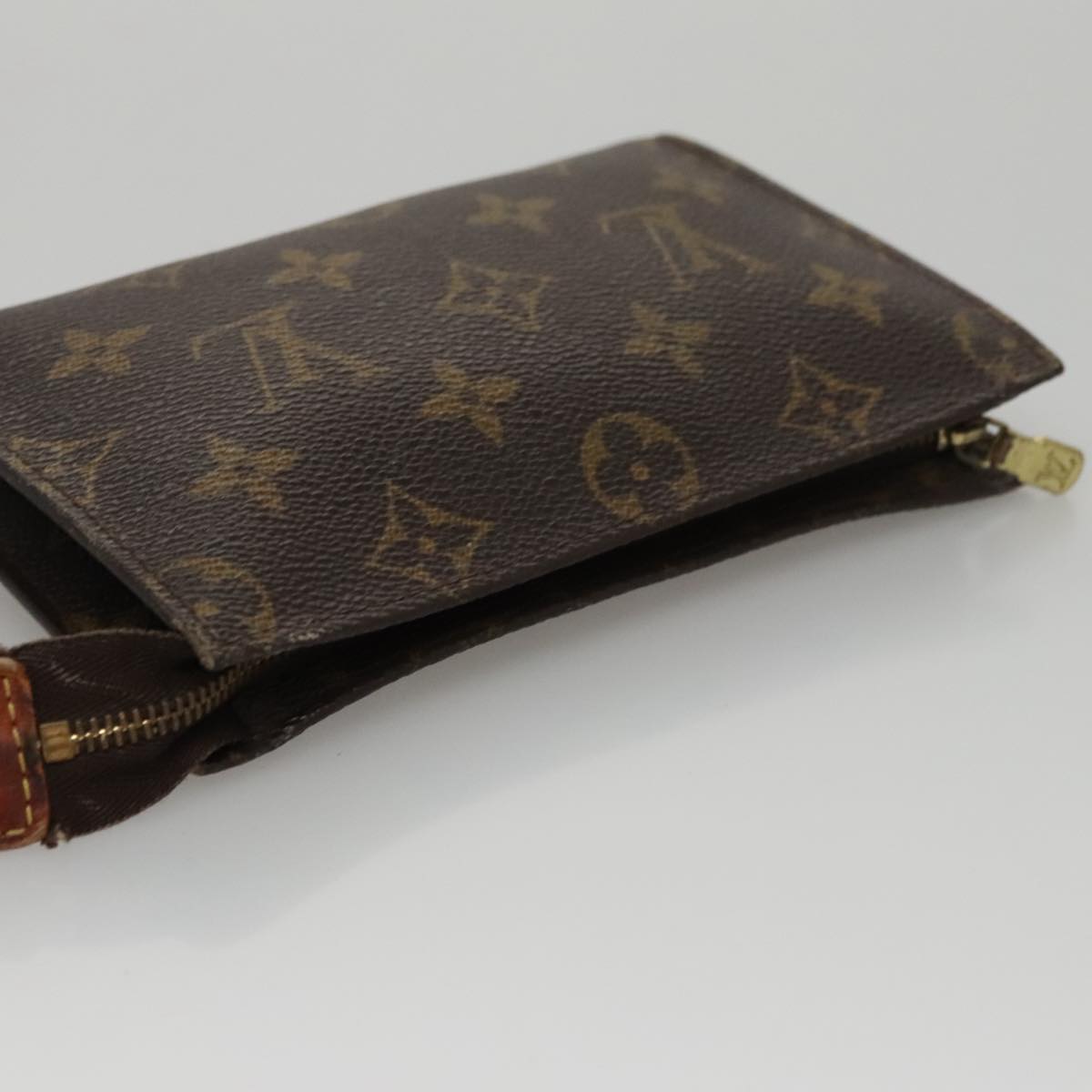 LOUIS VUITTON Monogram Bucket PM Accessory Pouch LV Auth 107551