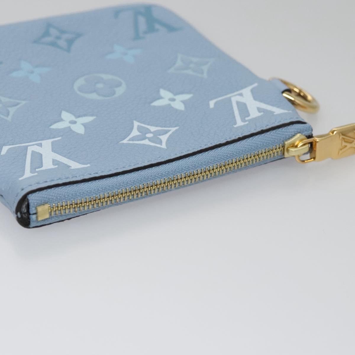 LOUIS VUITTON Monogram Empreinte Pochette Trio Pouch Pink M80407 LV Auth 107585SM